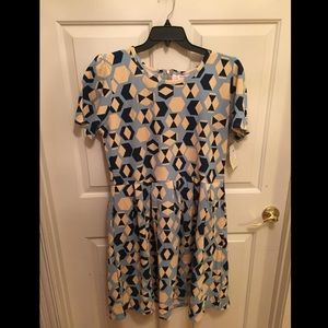 3XL Amelia NWT Blue and Cream